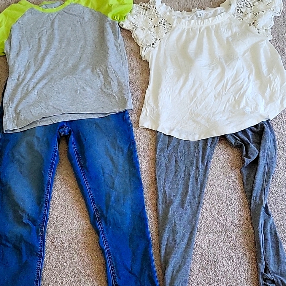 Bundle of girls size 10 to 12 clothes